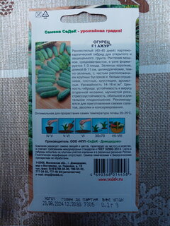 Семена Огурец, Ажур F1, 0.2 г, цветная упаковка, Седек - фото 6 от пользователя