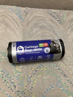Пакеты для мусора 120 л, 10 шт, прочные, Lomberta, 720072, черные - фото 3 от пользователя