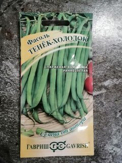 Семена Фасоль спаржевая, Тенек-холодок, 5 г, Семена от автора, цветная упаковка, Гавриш - фото 2 от пользователя