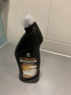 Чистящее средство для ванной и туалета, Grass, Gloss-Gel, гель, 750 мл - фото 3 от пользователя