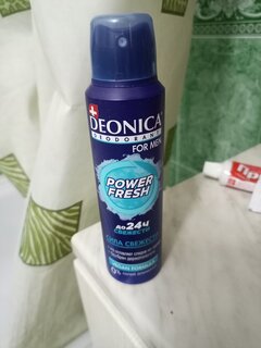 Дезодорант Deonica, Power Fresh, для мужчин, спрей, 150 мл - фото 7 от пользователя