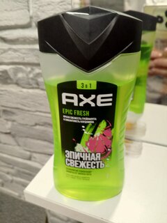 Гель для душа Axe, Epic Fresh 3 в 1, для мужчин, 250 мл - фото 1 от пользователя