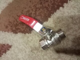 Кран для воды, 1/2&quot;, г-ш, ручка, Эконом, РМС - фото 8 от пользователя