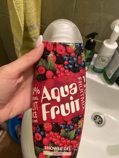 Гель для душа Aquafruit, Active Fresh Фруктовый микс, 420 мл - фото 2 от пользователя