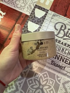 Скраб для тела Mixit, Spa Rituals, 300 г, с ароматом амбры и бобов тонка - фото 9 от пользователя