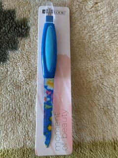 Пилка для ногтей, сталь, пластик, резина, 16 см, 2-х сторонняя 180/180 грит, с триммером, в ассортименте, Юниlook - фото 3 от пользователя