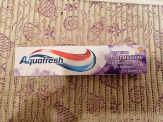 Зубная паста Aquafresh, Активное отбеливание, 100 мл - фото 5 от пользователя