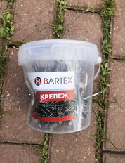 Гвоздь строительный, диаметр 4х100 мм, 1 кг, в банке, Bartex - фото 4 от пользователя