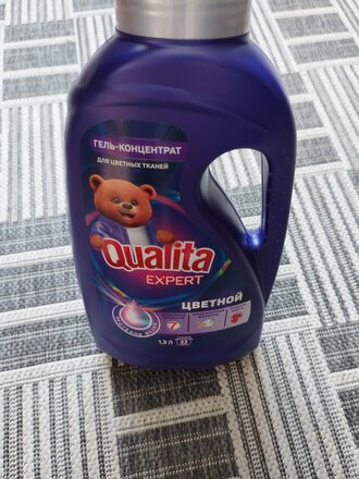 Гель для стирки Qualita, 1.3 л, для цветного белья, концентрат - фото 1 от пользователя