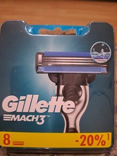 Сменные кассеты для бритв Gillette, Mach3, для мужчин, 8 шт - фото 1 от пользователя