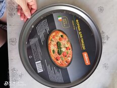 Форма для запекания сталь, 32.5 см, антипригарное покрытие, круглая, Mallony, Pizza P-01, 008571 - фото 4 от пользователя