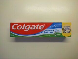 Зубная паста Colgate, Тройное действие, 150 мл - фото 5 от пользователя