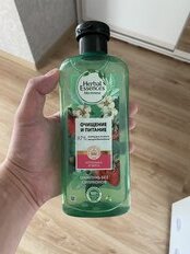 Набор подарочный для женщин, Herbal Essences, Клубника и мята, шампунь, 400 мл + бальзам, 180 мл - фото 9 от пользователя