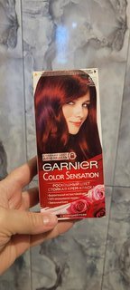 Краска для волос, Garnier, Color Sensation, 5.62, царский гранат, 110 мл - фото 1 от пользователя