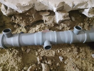 Труба канализационная внутренняя, диаметр 110х500х2.2 мм, полипропилен, Нотапласт, серая - фото 1 от пользователя