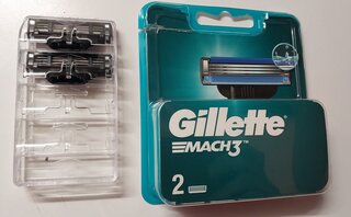 Сменные кассеты для бритв Gillette, Mach3, для мужчин, 2 шт - фото 1 от пользователя