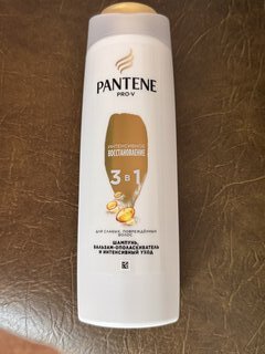 Шампунь, бальзам-ополаскиватель для сухих и поврежденных волос, Pantene Pro-V, 3в1 Интенсивное восстановление, 360 мл - фото 1 от пользователя