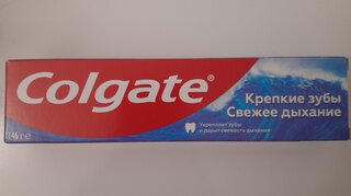 Зубная паста Colgate, Крепкие зубы Свежее дыхание, 100 мл - фото 1 от пользователя