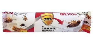 Инсектицид от тараканов, муравьев, карандаш, 20 г, мелок, Бдительный страж - фото 1 от пользователя