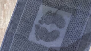 Полотенце-коврик для ног 50х70 см, 700 г/м2, махровый, Silvano, графит, Узбекистан - фото 8 от пользователя