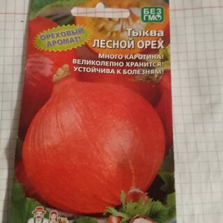 Семена Тыква, Лесной орех, 1 г, Вкуснятина, цветная упаковка, Русский огород - фото 4 от пользователя