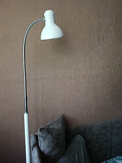 Светильник напольный гибкое основание, E27, белый, абажур белый, Lofter, SPE 16941-01-167 - фото 3 от пользователя