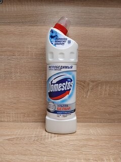 Чистящее средство универсальное, Domestos, Ультра белый, гель, 1 л - фото 4 от пользователя