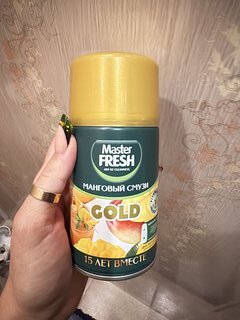 Освежитель воздуха Master Fresh, 250 мл, Манговый смузи, сменный - фото 2 от пользователя