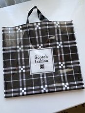 Пакет-сумка 39х36 см, с петлевой ручкой, черный, Scotch fashion, 007156 - фото 8 от пользователя