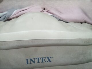 Кровать надувная Intex, 191х99х46 см, Ultra Plush, 64426ND, насос встроенный, электрический, флокированная, 136 кг - фото 2 от пользователя