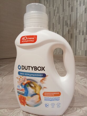 Кондиционер для белья Dutybox, 1 л, Древесный пачули, Эко, концентрат - фото 7 от пользователя