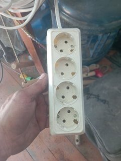 Розетка открытой установки, 4 гнезда, с заземлением, 16 А, ABS пластик, IP20, слоновая кость, UNIVersal, Олимп, 11690 - фото 4 от пользователя
