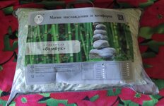Подушка 50 х 70 см, Бамбук, поликоттон 20% хлопок, 80% полиэстер, ПБ-57 - фото 3 от пользователя