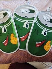 Прихватка 17х17 см, 100% полиэстер, Банка пива, 011 - фото 2 от пользователя