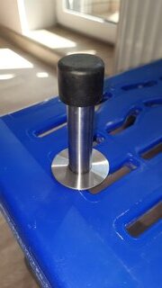 Упор дверной Зенит, УД-02 INOX, напольный, 8.5 см, нержавеющая сталь, БП-00014477 - фото 2 от пользователя