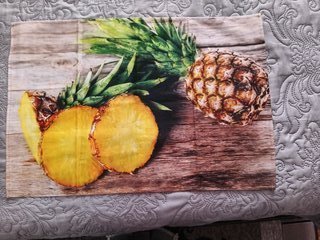 Полотенце кухонное 40х60 см, 200 г/м2, 100% хлопок, Silvano, Ананасы, Узбекистан, 100021 - фото 9 от пользователя