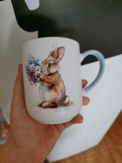 Кружка фарфор, 400 мл, Bunny, GC2503 - фото 7 от пользователя