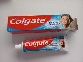 Зубная паста Colgate, Бережное отбеливание, 100 мл - фото 3 от пользователя