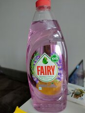 Средство для мытья посуды Fairy, Pure &amp; Clean Лаванда и Розмарин, 650 мл - фото 9 от пользователя