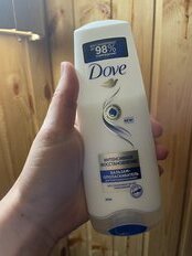 Бальзам-ополаскиватель для сухих и поврежденных волос, Dove, Hair Therapy Интенсивное восстановление, 200 мл - фото 1 от пользователя