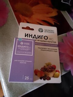 Фунгицид Индиго, для профилактики и лечения садовых культур, 25 мл, концентрат суспензии, Щелково Агрохим - фото 9 от пользователя
