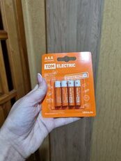 Батарейка TDM Electric, ААА (LR03, 24A), Alkaline, щелочная, 1.5 В, блистер, 4 шт, SQ1702-0006 - фото 8 от пользователя