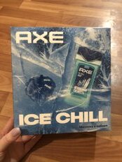 Набор подарочный для мужчин, Axe, Ice Chill, гель для душа-шампунь 250 мл+мочалка - фото 4 от пользователя