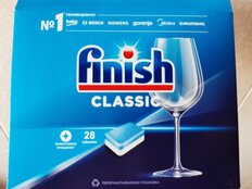 Таблетки для посудомоечной машины Finish, Classic, 28 шт, двухслойные - фото 8 от пользователя