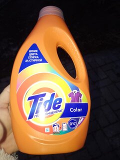 Гель для стирки Tide, 0.975 л, для цветного белья, Color - фото 3 от пользователя