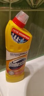 Чистящее средство универсальное, Domestos, Лимонная свежесть, гель, 1 л - фото 2 от пользователя