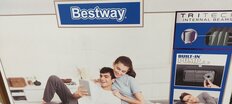 Матрас надувной Bestway, 203х152х46 см, 67403BW, насос встроенный, электрический, флокированный, с сумкой, с распределением нагрузки, 300 кг - фото 2 от пользователя