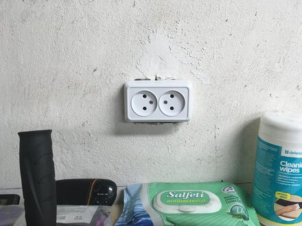 Розетка открытой установки, 2 гнезда, без заземления, 10 А, керамика, IP20, белая, 2 полюса, General Lighting Systems, Альфа, 477008 - фото 5 от пользователя