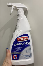 Чистящее средство для ванной, Unicum, спрей, 500 мл - фото 9 от пользователя