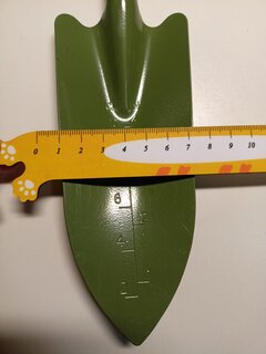 Совок посадочный узкий, 62х335 мм, сталь, рукоятка резина, Worth, T519B01 - фото 7 от пользователя